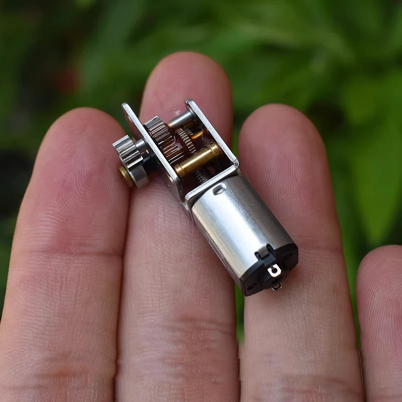

Mini N20 Full Metal Worm Gear Motor 22RPM Slow Speed Right Angle Shaft for DIY 3D Printing Pen DC 3.7V 4.2V 5V Gear Reduction Mo