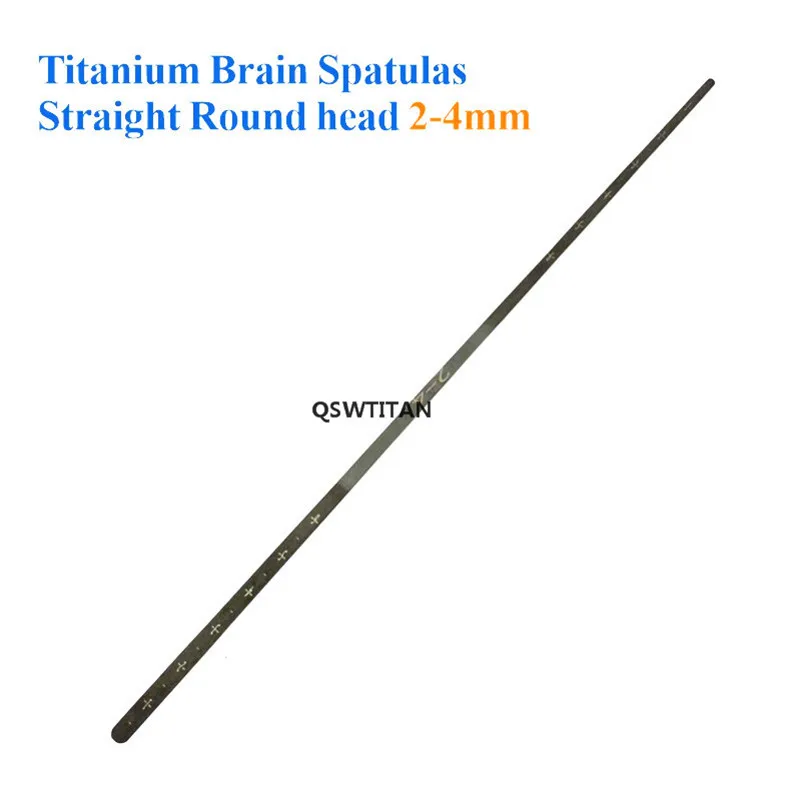 สมองกดแผ่น Spatulas ไทเทเนียม Extracranial กดแผ่นศัลยกรรมเครื่องมือผ่าตัด