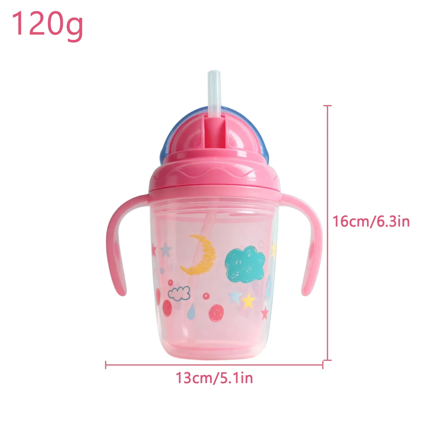 1 قطعة كوب شرب مضاد للحرق بطبقة مزدوجة ، كوب مشروبات بقشة للأطفال 230 مللي ، كوب ماء للطلاب ، هدية عيد الميلاد #6