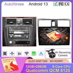 Per Nissan Cefiro A33 1998 - 2003 Unità principali stereo per auto Android Lettore OEM Telaio Multimediale Radio Android Auto Carplay GPS Wifi