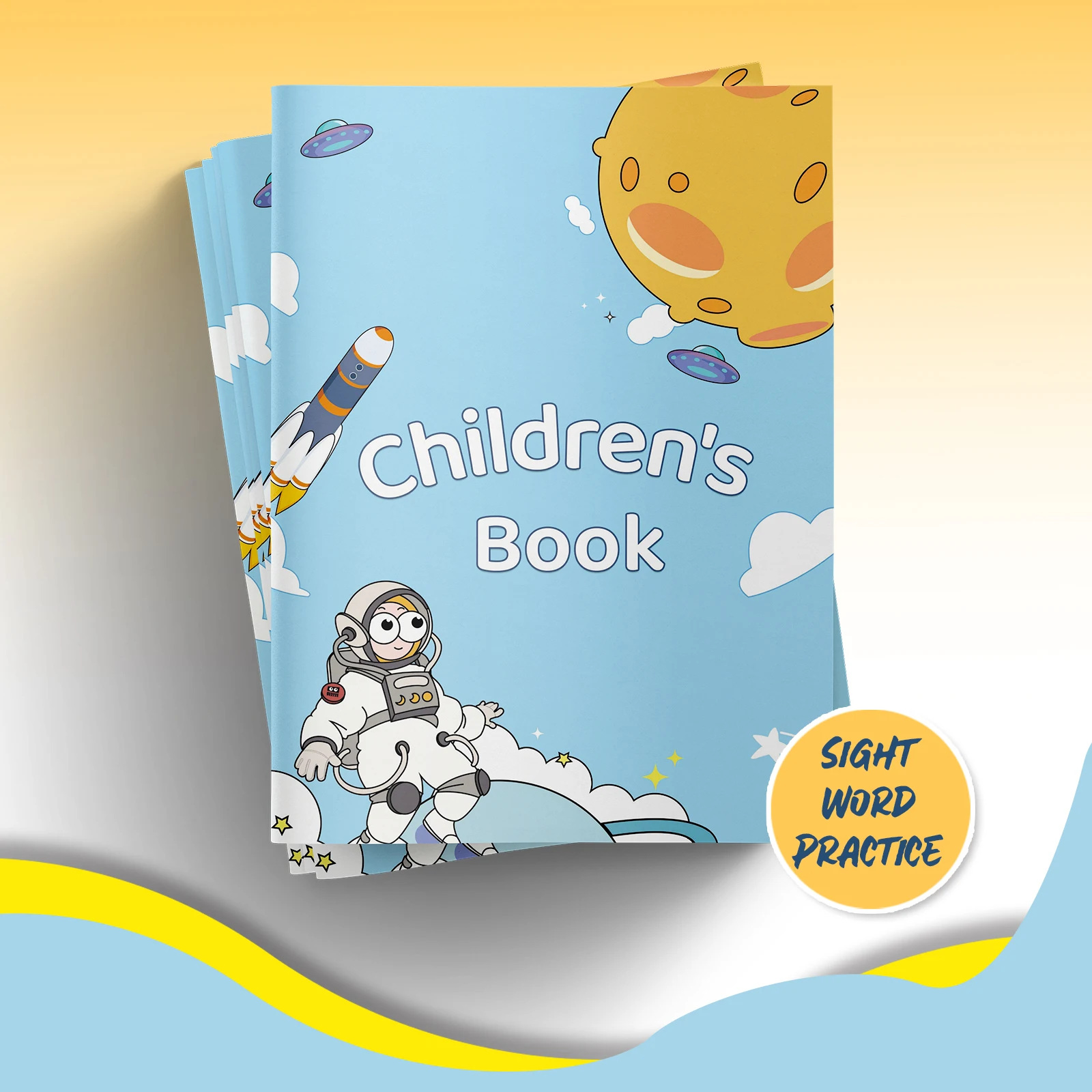 1pc Educational Activity Book Learn words for Children: lmprove Learning Ability with Letters