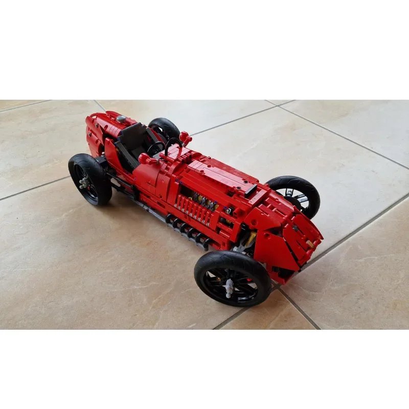 

MOC-168091 красный новый формула автомобиль гоночные строительные блоки модель 1556 детали MOC креативные детские игрушки на день рождения и Рождество