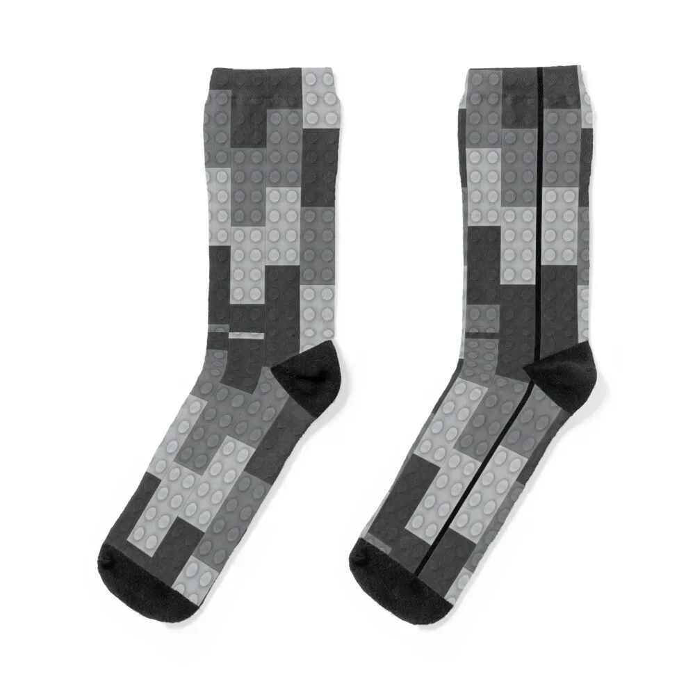 

Black Brick Dark Gray Brick Gray Brick Socks tennis Sports Socks Men's Women's