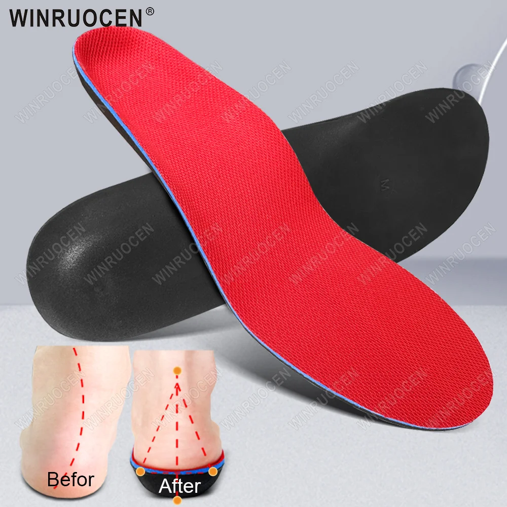 

WINRUOCEN Unisex Arch Support Orthopedic Insoles Doctor Recommended Best Material EVA Flat Feet Plantar Fasciitis Shoe Pads