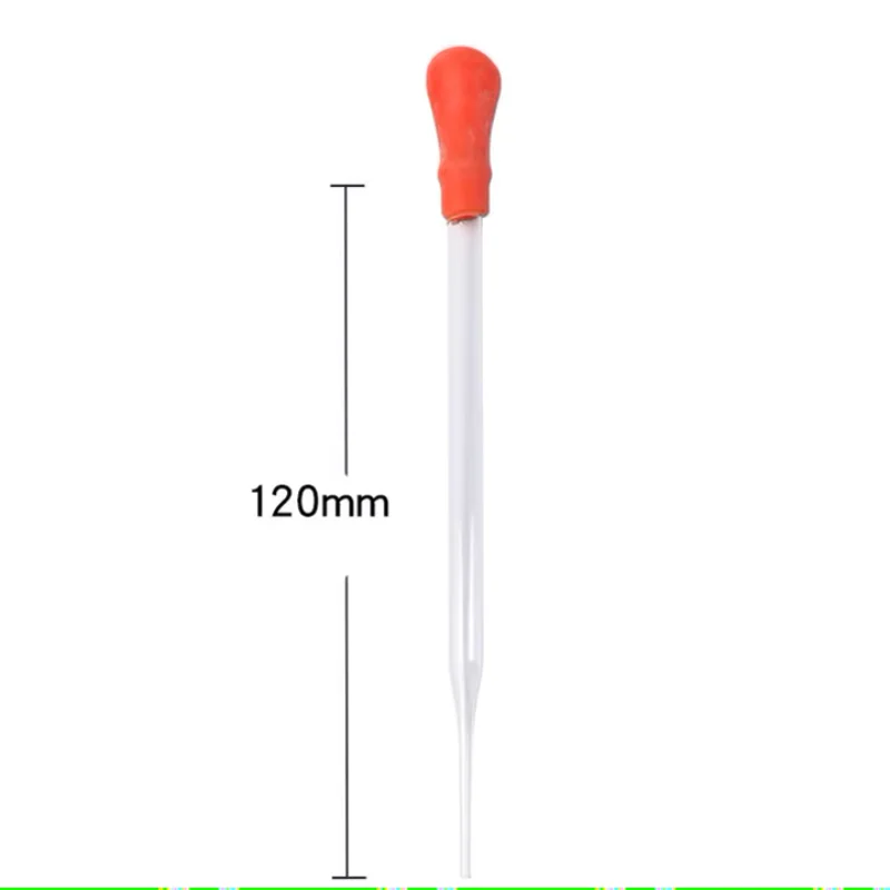 Conta-gotas de vidro com cabeça de plástico