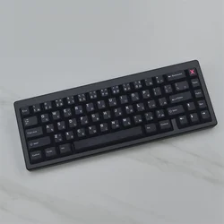 129 Keys GMK Wob Keycaps Cherry Profile Japanese Minimalist Black Keycap PBT Dye Sublimation Mechanical Keyboard Keycap MX Switc