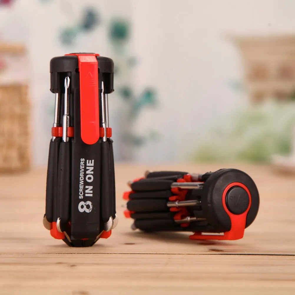 

Led Screwdriver Set Compact Multifunction Pen Tool Stainless Steel Precision Bits Portable Repair Kit For Outdoor Indoor