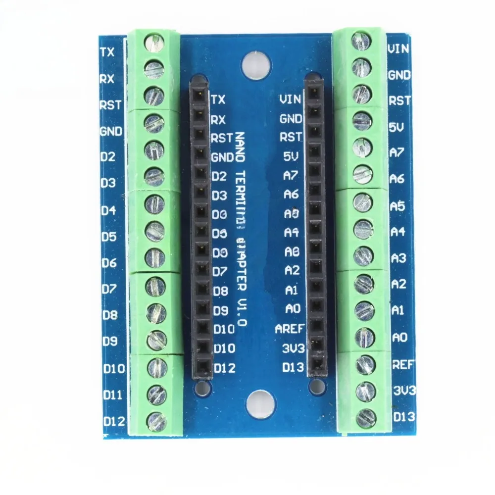 SUNLEPHANT Arduino Nano Expansion Board NANO IO Shield V1 0 All IO Pins Breakout Board for Nano 3 0 Compatible Easy to Use Proto