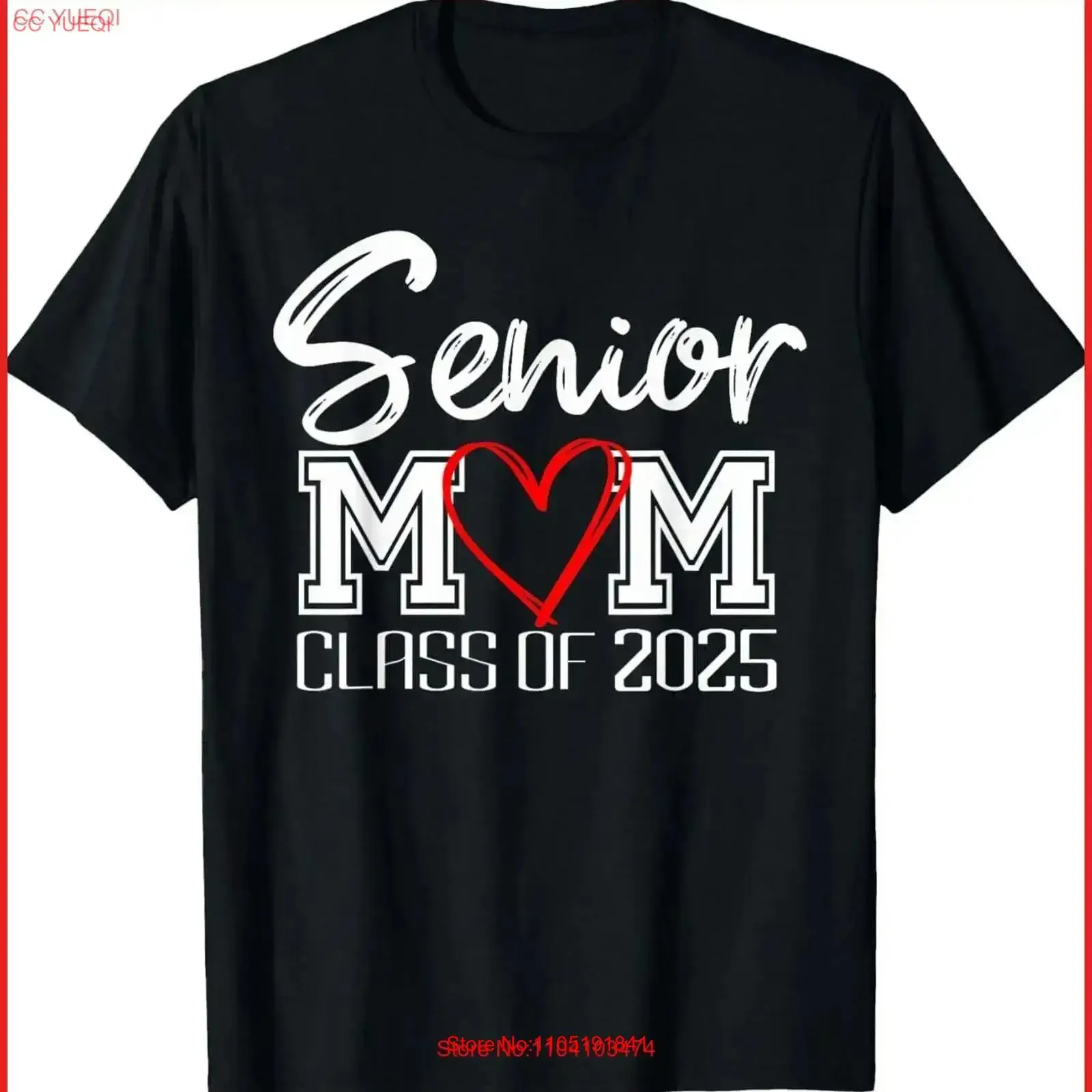 Senior Mom Class of 2025 Proud Graduate black T Shirt S 5XL vintage Washed Stylish Comfortable Casual Unisex homme Breathable