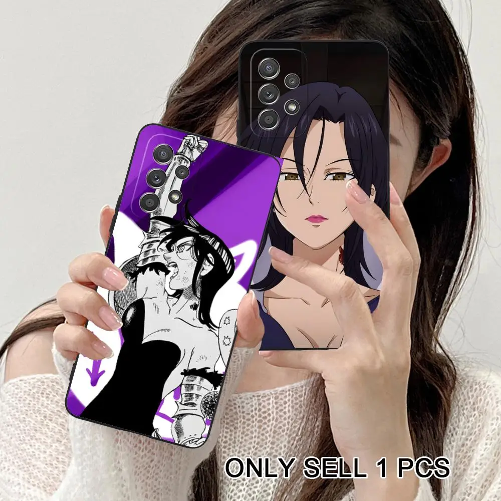Seven Deadly Sins Merlin Phone Case for Samsung Galaxy A26 25 24 23 22 21 17 16 15 14 13 12 11 5G Soft TPU Shockproof Cover - view 4
