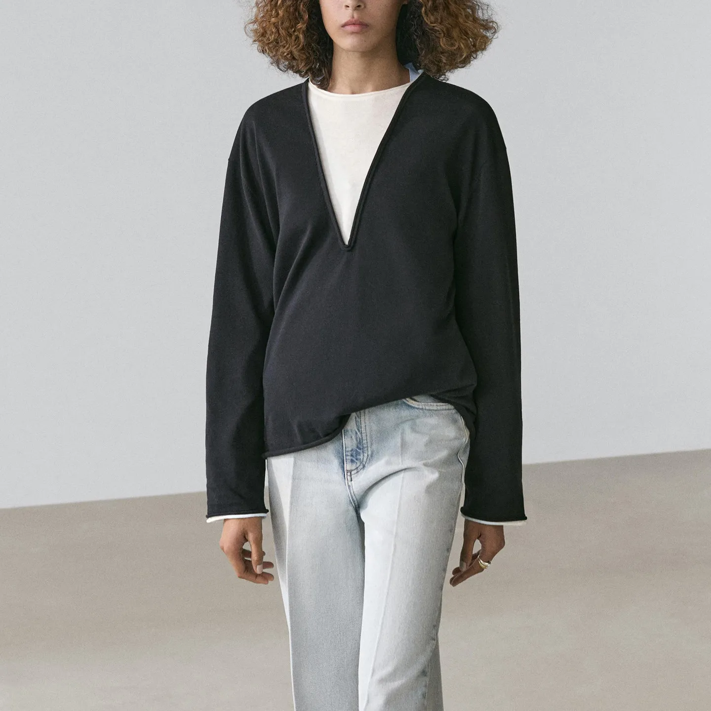 Elegant Intellectual Style Long Sleeve Knitted Sweater Color Block Women's Fashion 2026 Summer Outfit ZADATA Brand