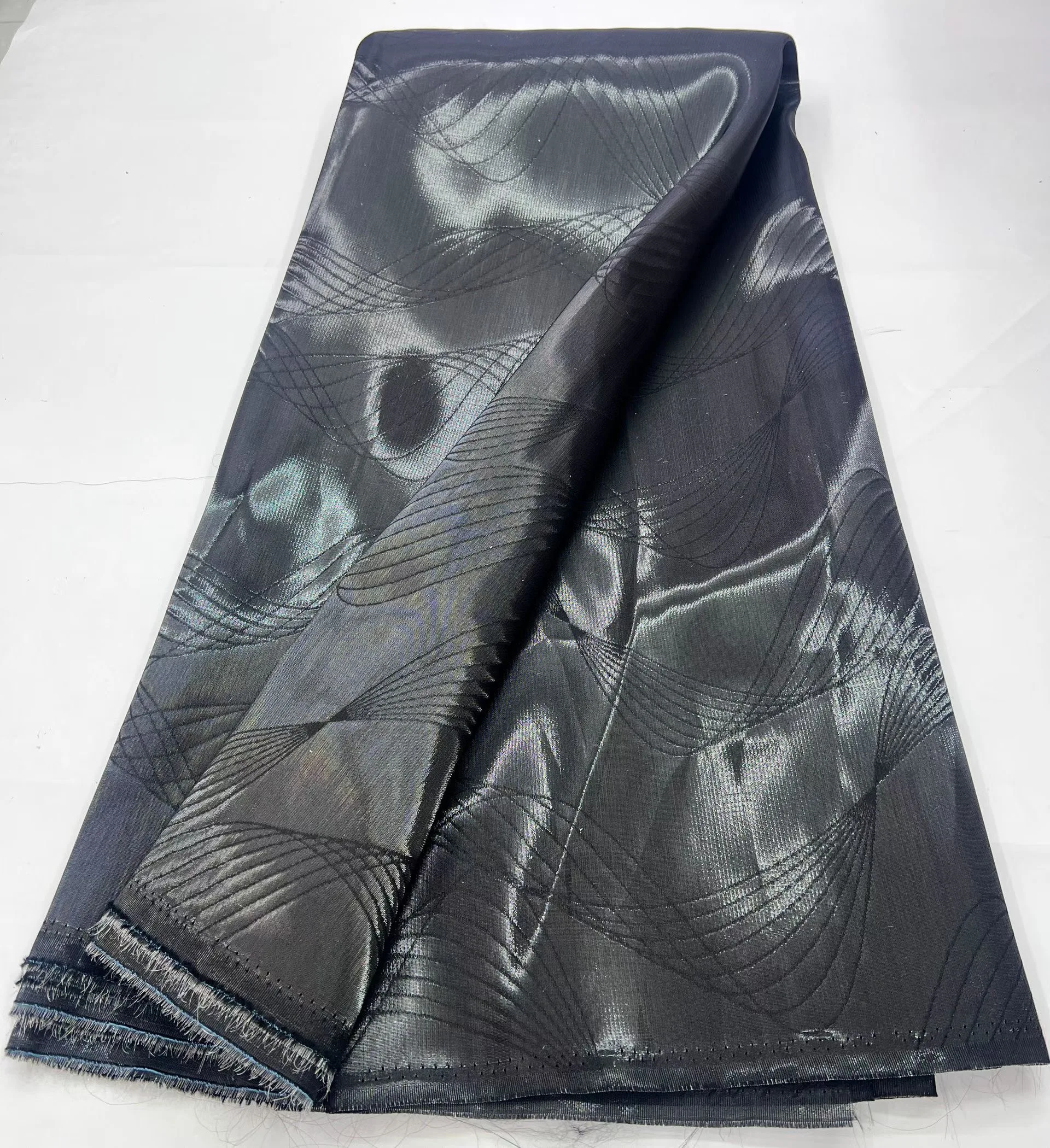 

Чистый цвет, африканская жаккардовая парчовая ткань для женщин, платье с цветочным принтом, дамасский материал, нигерийское позолоченное кружево Brocard Tissu, 5 ярдов, шитье