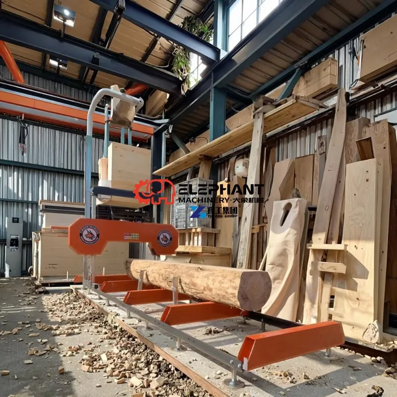 Commercial Grade Sawmill Machine Automatic Wood Cutter for Fram&Forestry Use Heavy Duty for Log Milling Operations