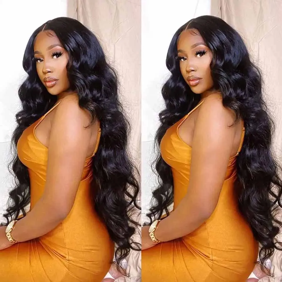 

Lumiere Body Wave Frontal Wigs 13x4 6x4 Transparent Lace Front Human Hair Wigs For Women Indian Remy Wavy 4x4 Lace Closure Wig