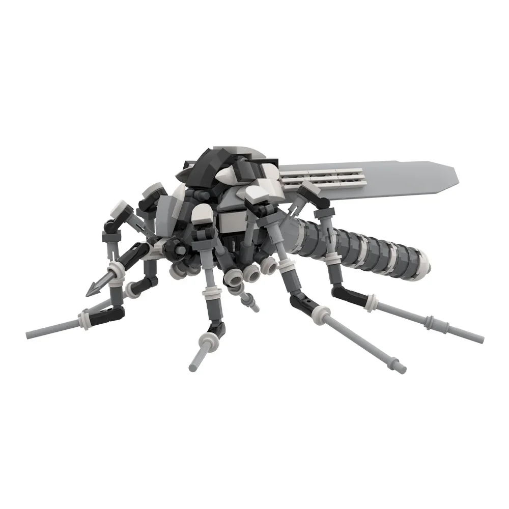 Moc mosquito série blocos de construção mecânico inseto centopéia mantis tijolo brinquedos para adultos presente para entusiastas de insetos