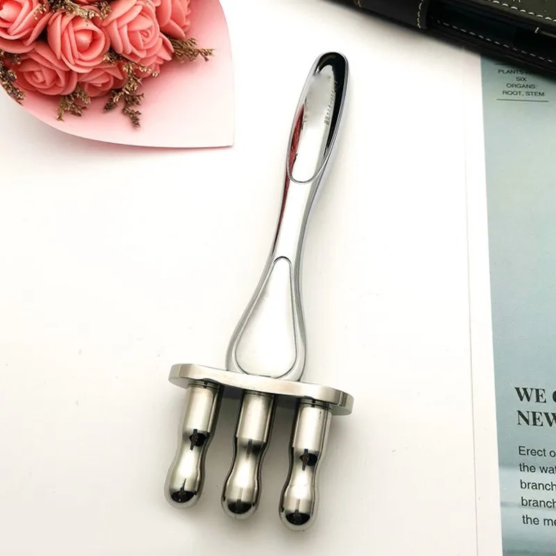 Magnetic therapy acid expelling pen meridian acupoint lymphatic acid expelling magnetic therapy pen fork meridian massage stick