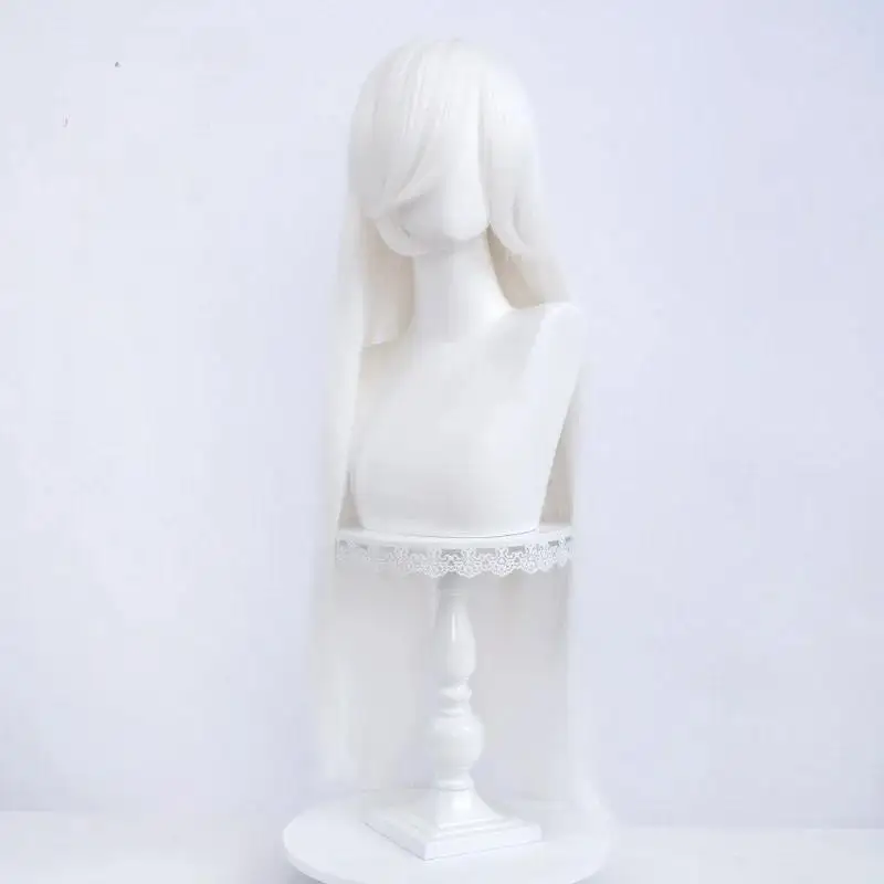 Long Straight Wig Multi Color Straight Hair Wig with Bangs Synthetic Wigs for Women Heat Resistant Hair Lolita Daily Cosplay Use image 5