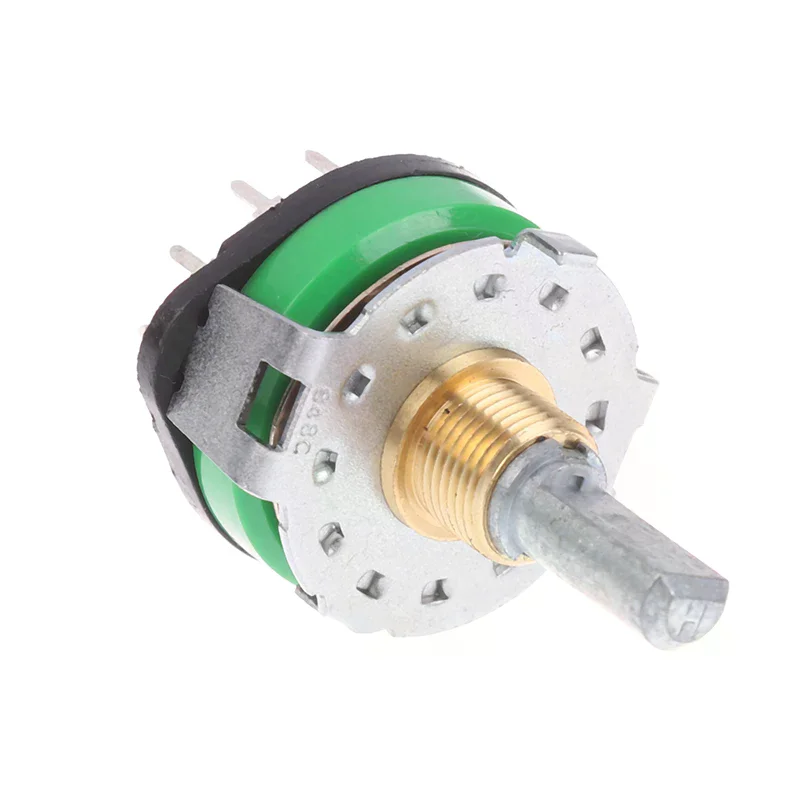 1Pcs Rotary Switch 4 Pole 12 Position SRRM1C7800 Power Amplifier 1050R 2000 Audio Audio Signal Switch