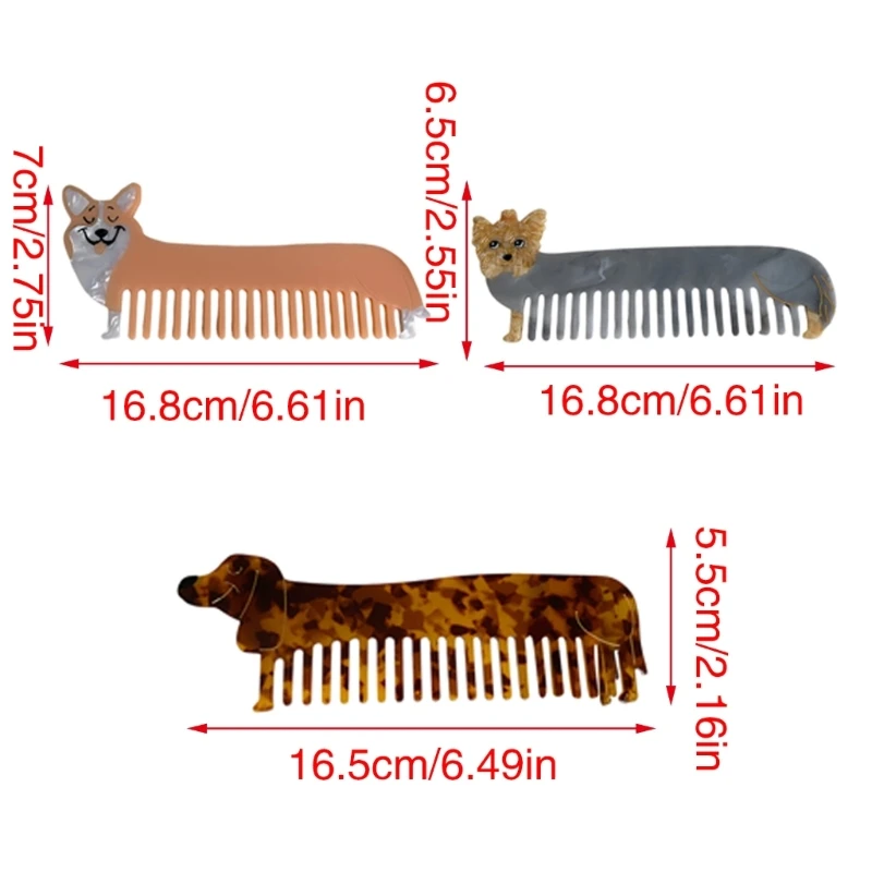 Delightful Animal Figurine Hair Brush Comb for Gentle Detangling and Styling Dropshipping