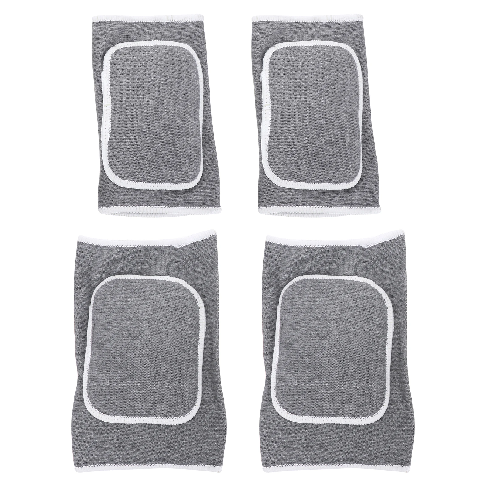 

1 set Gray Thickened Sponge Knee Pads Elbow Guards Adult Breathable Material Sports Racing Skateboarding