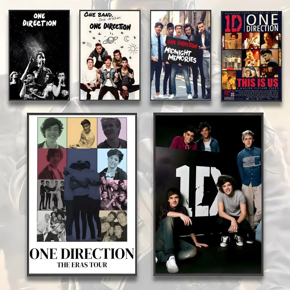 Music Not-O-One Direction Band Rock Poster Wall Art Sticker Mural Photo Print Decorative Poster for Living Room Home Decor