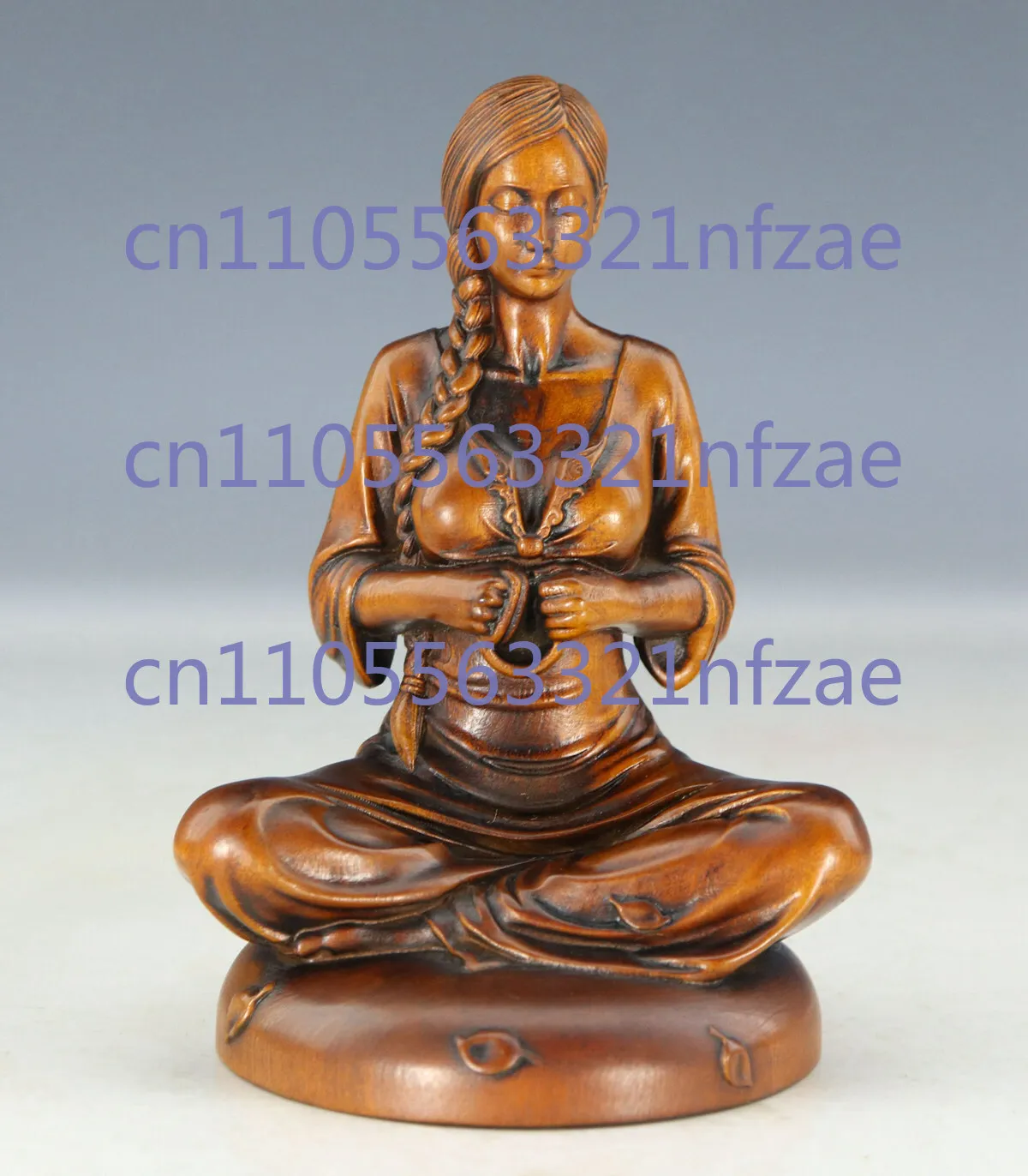 

Редкая китайская изысканная ручная работа, красота, резьба по самшиту, статуя, фигурка, коллекция искусства