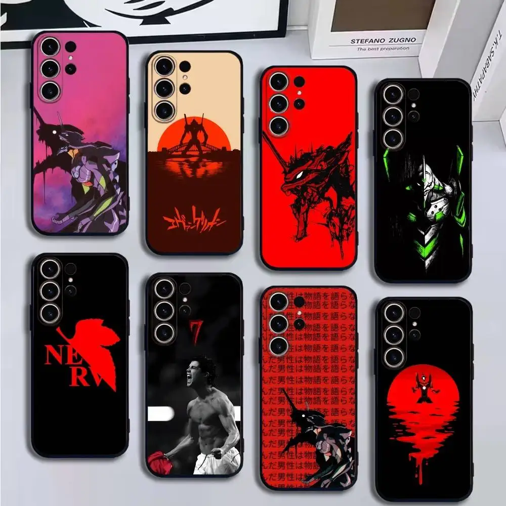 

E-EVA Phone Case For SamsungS25,24,21,22,23,30,Ultra,20,Plus,Fe,Lite,Note,10,9,Soft Black Cover