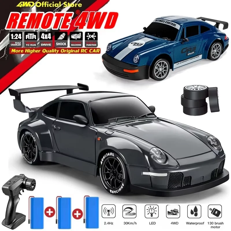 

4WD RC Car Remote Control Cars 2.4G Radio High Speed Drift Racing Monster 4x4 Truck RTR Vehicle Toy Gift for Kids Children