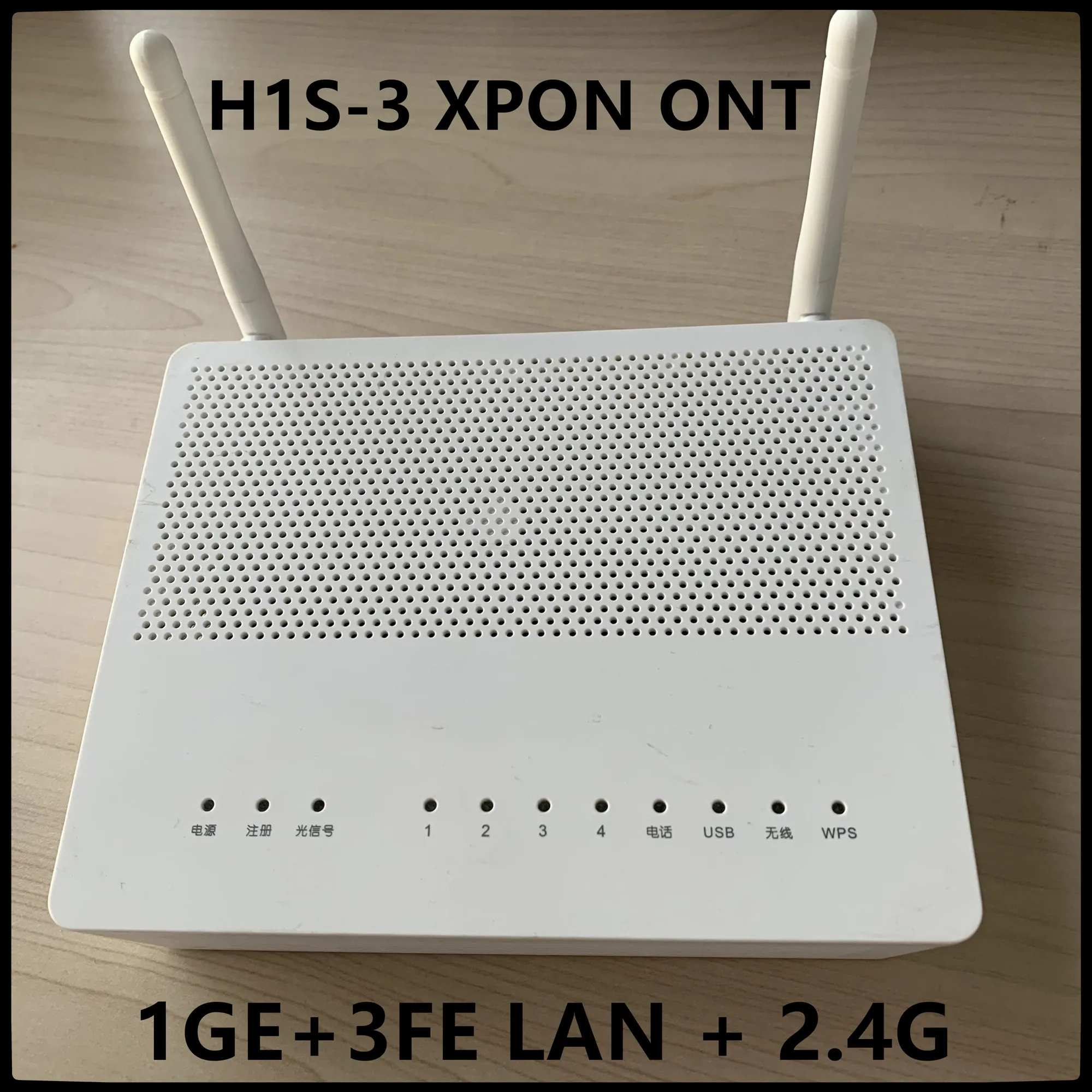 

5 PCS XPON Onu English firmware H1S-3 ONT 1GE+3FE LAN + 2.4G WIFI Ftth Gpon Ont Modem No Adapter Second Hand Under 50usd