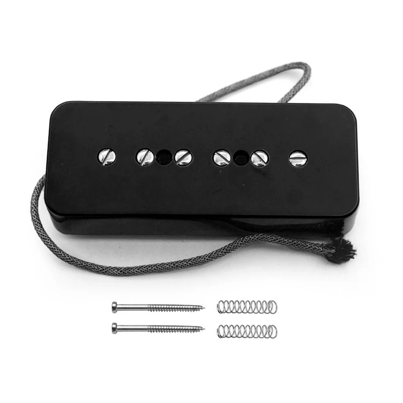 Vintage Alnico 2 Soapbar P90 Guitar Pickup Alnico II Pickup Guitar Accessories Black/White/Yellow