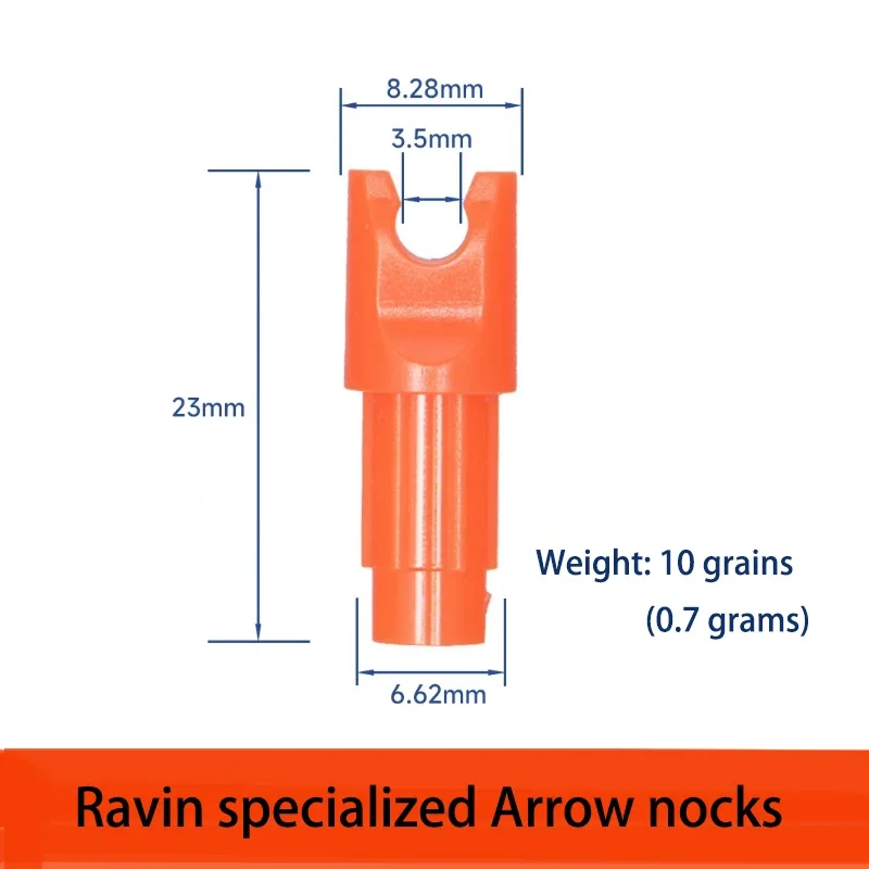 36/50set Archery Ravin Copper Nock suitable for ID7.62mm OD8.8mm Carbon Arrow Shaft  Arrow Nock Shooting Accessories