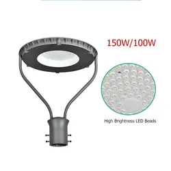 100W/150W Led Garden Street Light Bright Villa Yard Park Landscape Lamp Grey IP65 Waterproof Outdoor Lighting Without High Pole