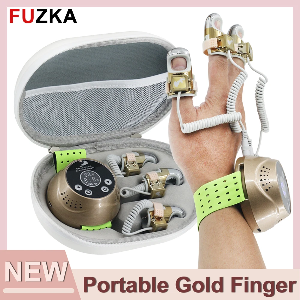 New Microcurrent Golden Finger RF EMS Beauty Equipment Bioelectric Massage Machine Face Lifting Body Massager Radio Frequency