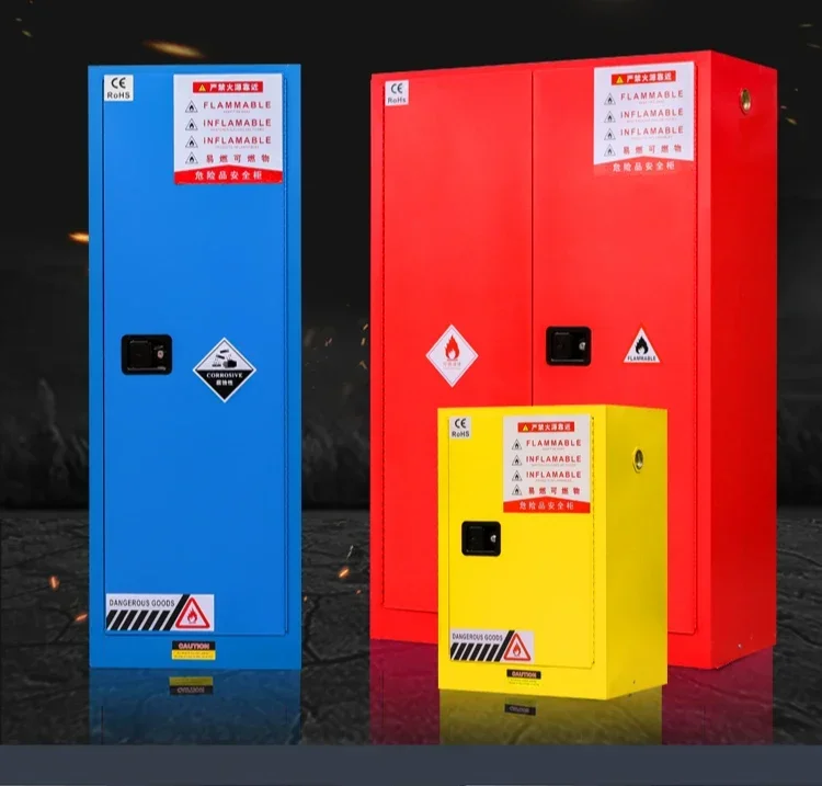 

Industrial Chemicals Safety Cabinet Laboratory 15 Gallon Paint Fireproof Hazardous Chemicals Storage Box