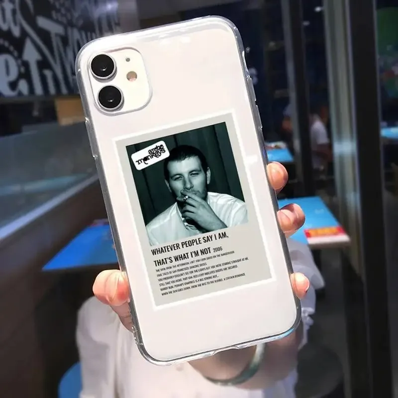 Arctic Monkeys Band Silicone Phone Case for iPhone 15 14 13 12 11 Pro Max X Xs Max XR SE 2020 8 7 Plus Soft Transparent Cover