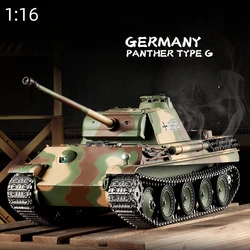 1:16 Henglong 3879 germania Panther-G Rc Tank modello militare simulato giocattolo per veicoli da guerra elettrici