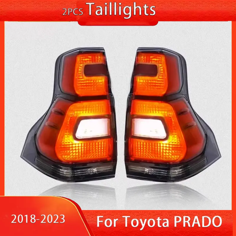 

Автомобильные аксессуары для Toyota Prado 2018-2020, задний тормозной фонарь, задний фонарь, задний фонарь, стоп-сигнал