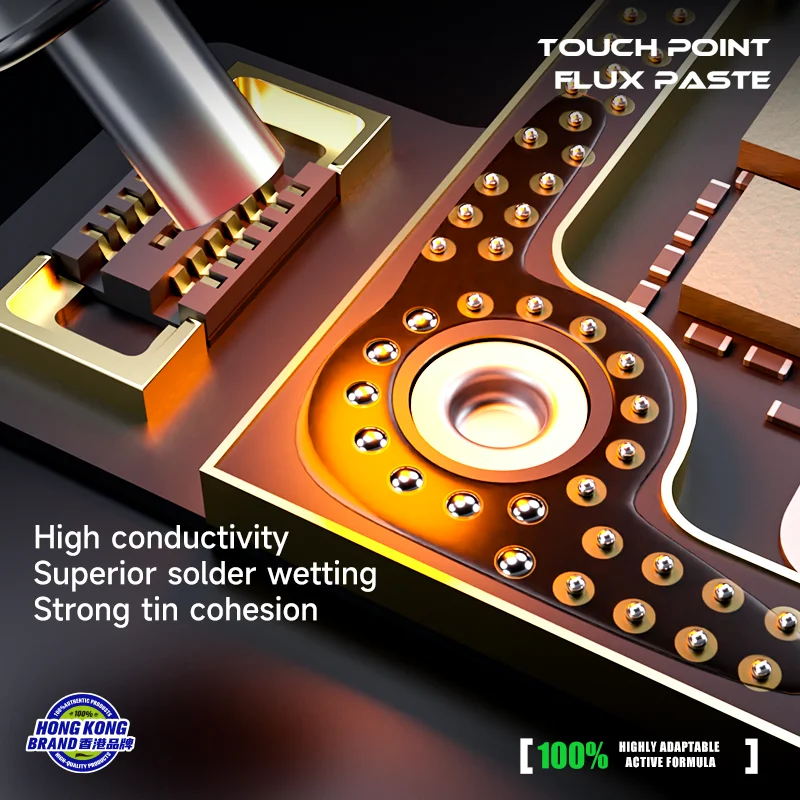 Pasta lutownicza MECHANIC SF38 Nano Flux do napraw elektroniki PCB, układów scalonych, telefonów komórkowych, chipów CPU, LED, BGA, wysokiej jakości narzędzie do lutowania Tracky