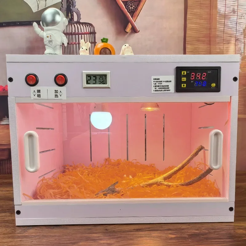 Reptilien-Zuchtbox PVC Thermostatisches Smart-Terrarium Temperaturkontrolle Wasserdichter Eidechsen-Gecko-Inkubator Reptilien-Habitat