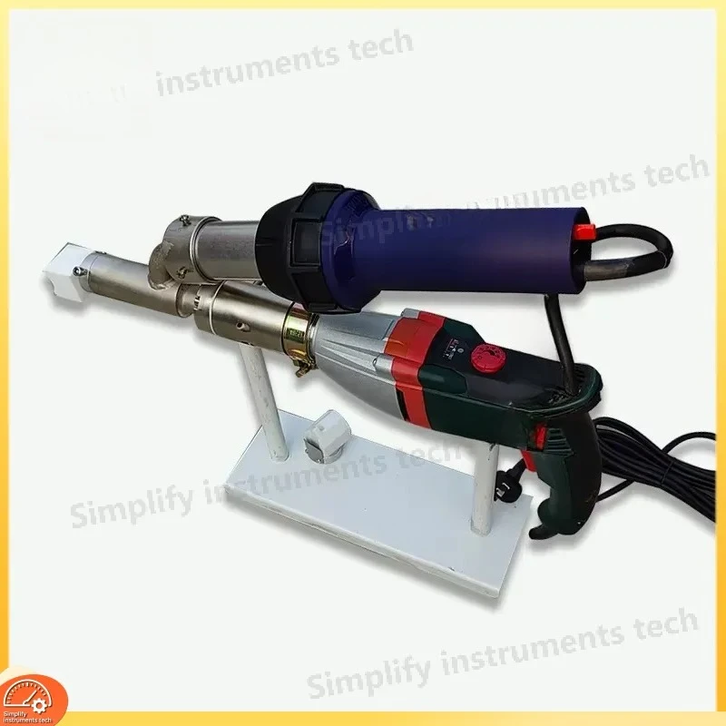 Hot Air Plastic Welding Gun Extrusion Welder for PP HDPE Geomembrane Chemical Tank Construction PVC Sheet Repair Tool Kit