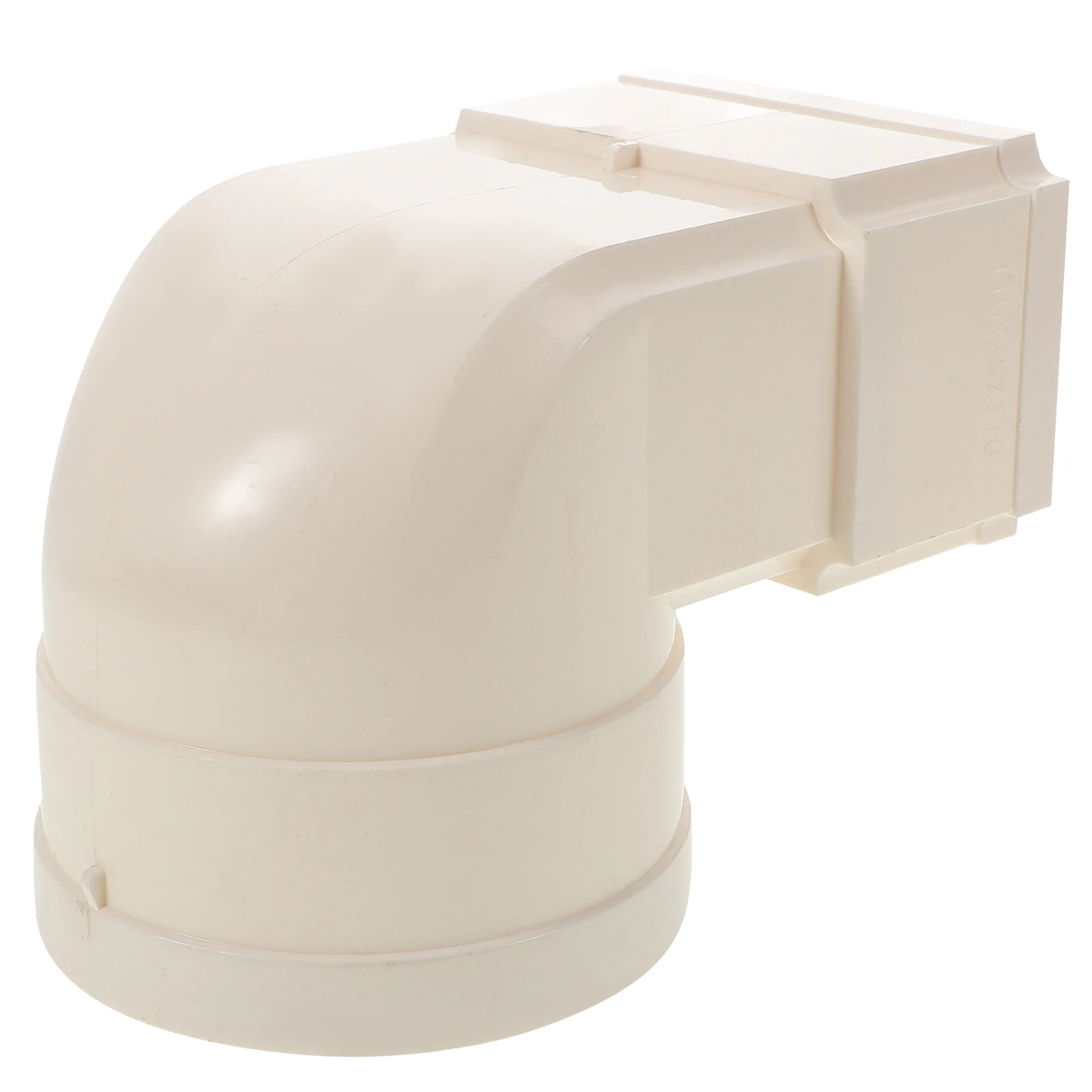 

Square Rain Gutter Downspout PVC Durable Vent Elbow Connector Efficient Drainage for Villa Rain Water Collector System