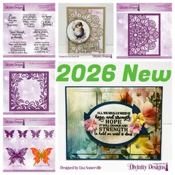 Butterfly Layering Combo 4 Die Mandala Pattern Die Shape Metal Cutting Dies Stencils for DIY Scrapbooking Photo Album Decoration