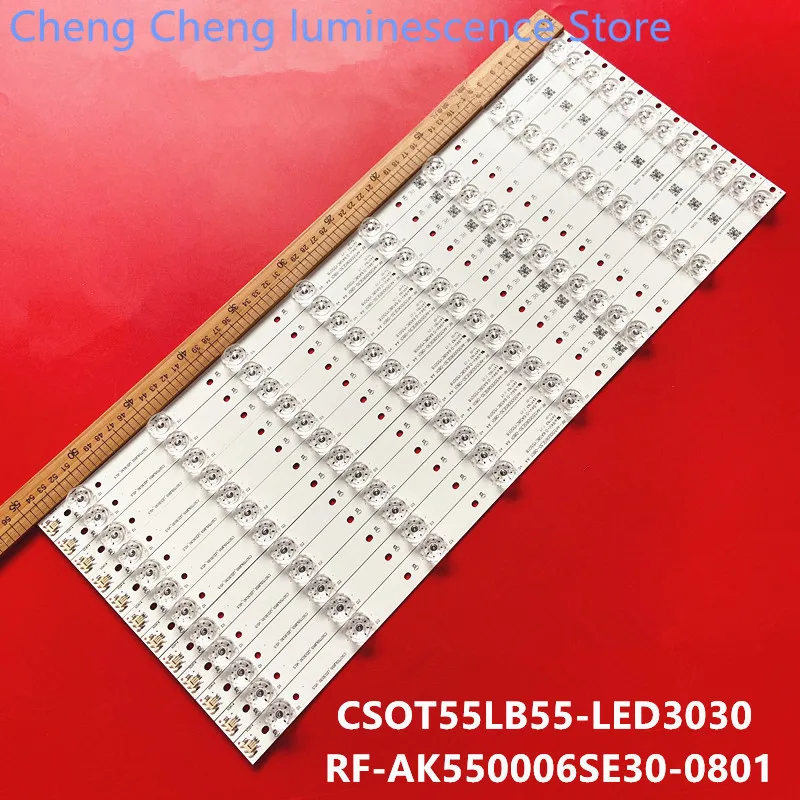 FOR Dahua DH-LI55-S401 CS0T55LB55_ LED3030_ V0.5 ST5461D02-7-XL-3 55CM  8LED 100%NEW LED backlight strip