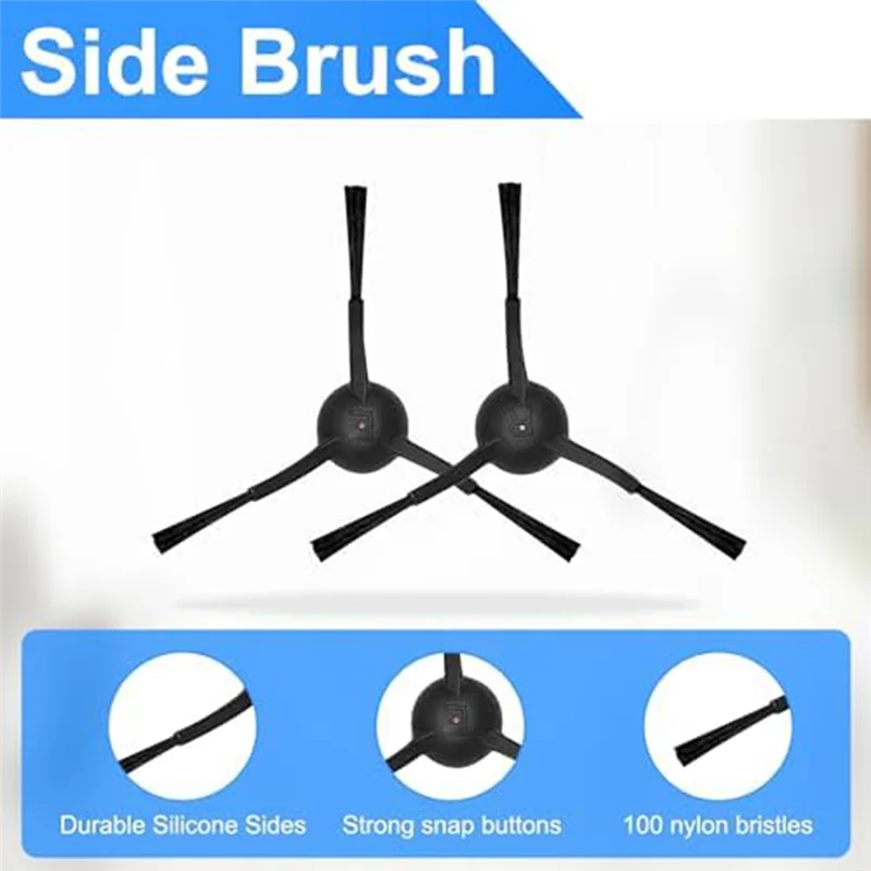 طقم بديل ABKR-12PCS لـ Tikom L9000، لـ Lubluelu SL60D، لـ Laresar L6 Nex، لـ HONITURE Q6 SE جهاز آلي لتنظيف الأتربة