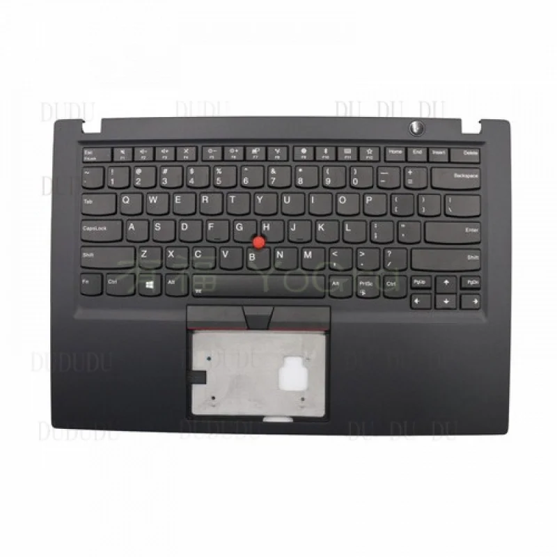 

QW 02HM208 New For Lenovo ThinkPad T490S Palmrest Upper Case US Keyboard Bezel No FP