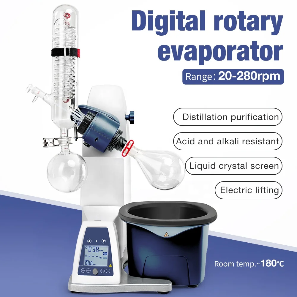 Laboratory rotary evaporator equipment Industrial digital rotary evaporators for distillation rotary evaporation systems