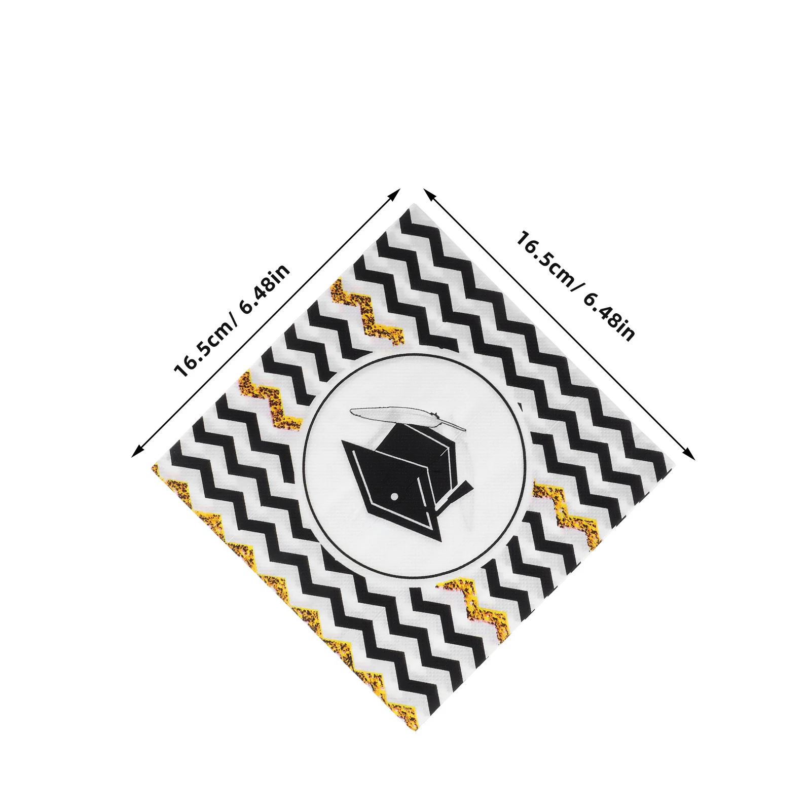 100 pezzi tovaglioli di carta per feste di laurea design unico assorbente per la decorazione della tavola cocktail cena uso decorazioni di laurea ospite