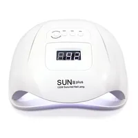 120w Nail Dryer UV LED Lamp for Nails Professional Gel Polish Drying Lamp 36 Pcs Light Bead LCD Display Protable Nail Art Tools