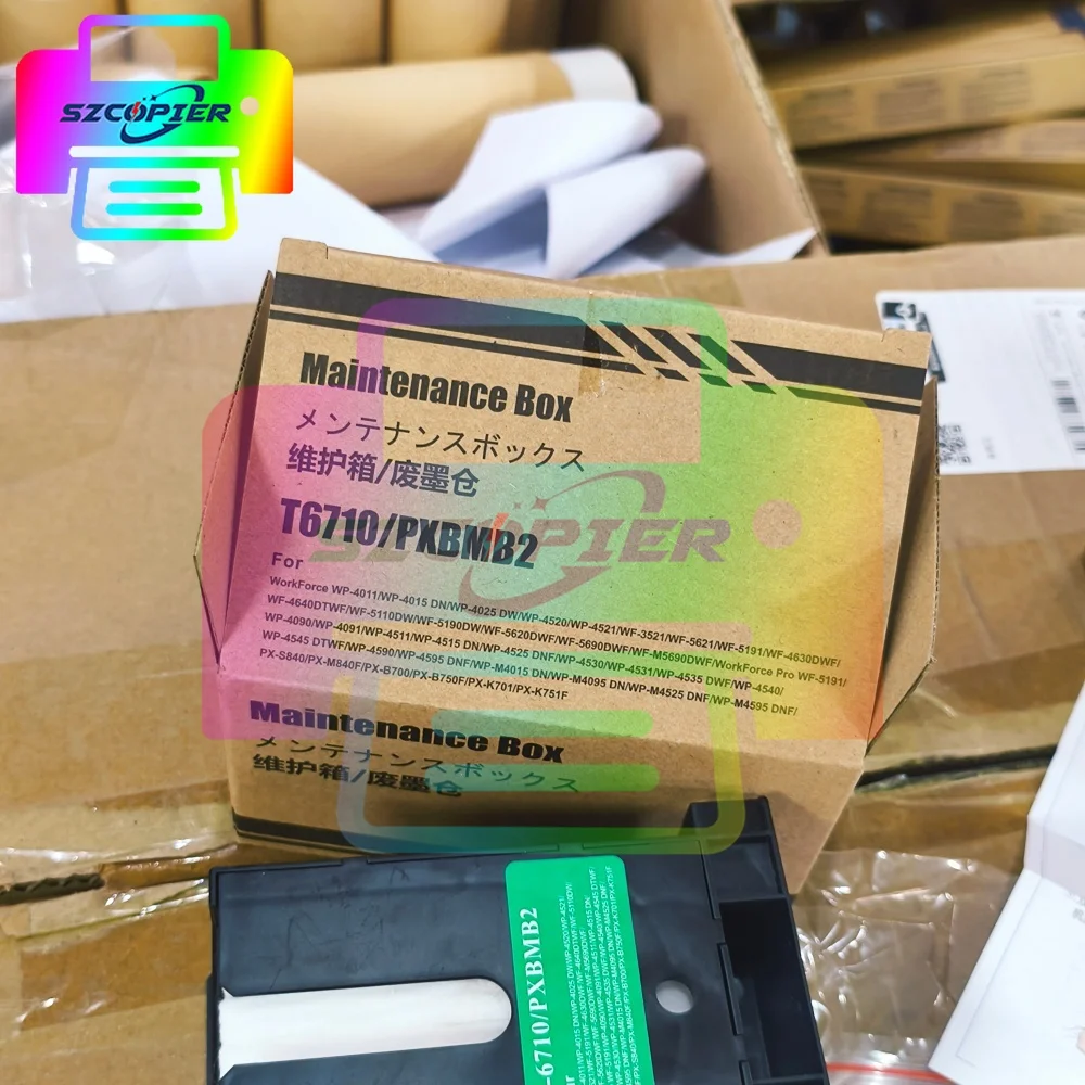 5X T6710 Maintenance Box for Epson WF 5110 5190 5620 5690 4630 4640 3520 3530 3540 3640 WP 4010 4020 4530 4533 4540 4590 M5190