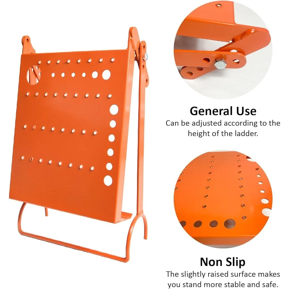 Accessoire de plate-forme de travail d'échelle, réglable, antidérapant, système d'outils robuste, support d'échelle d'extension, Solutions d'échafaudage durables